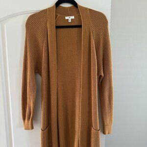 Long Open Front Lightweight Cardigan